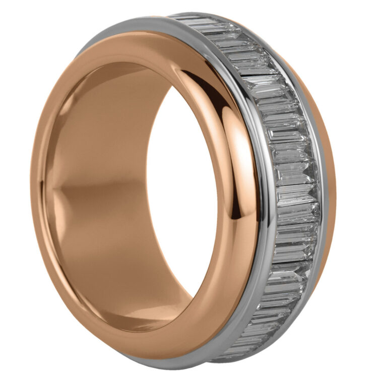Ring 18 kt RG+WG