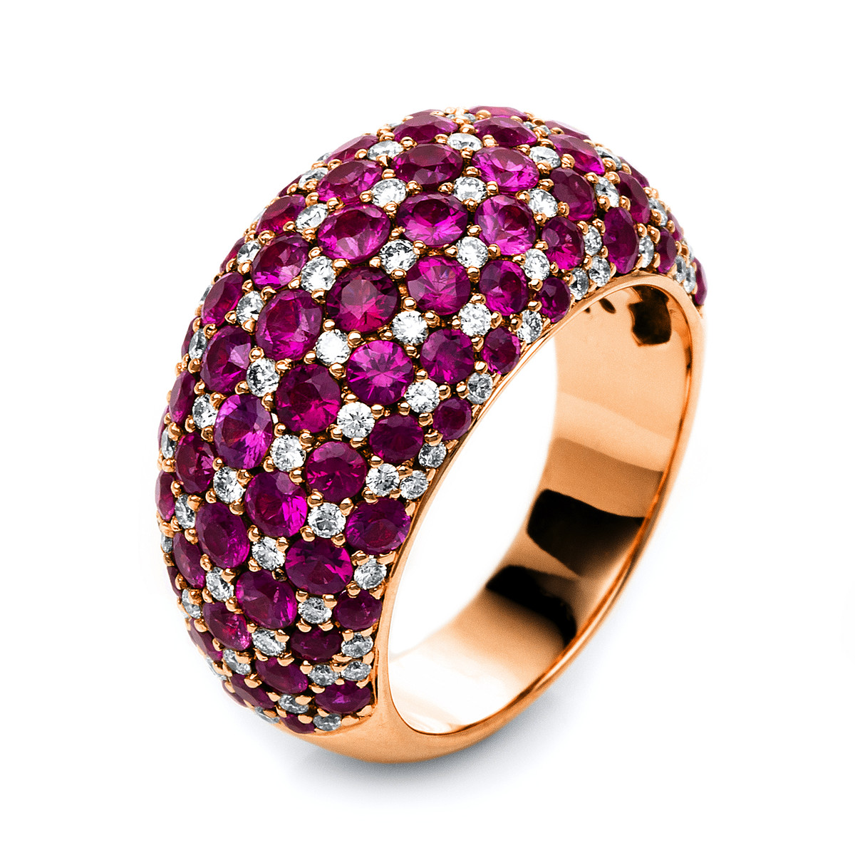 Ring 18 kt RG+WG