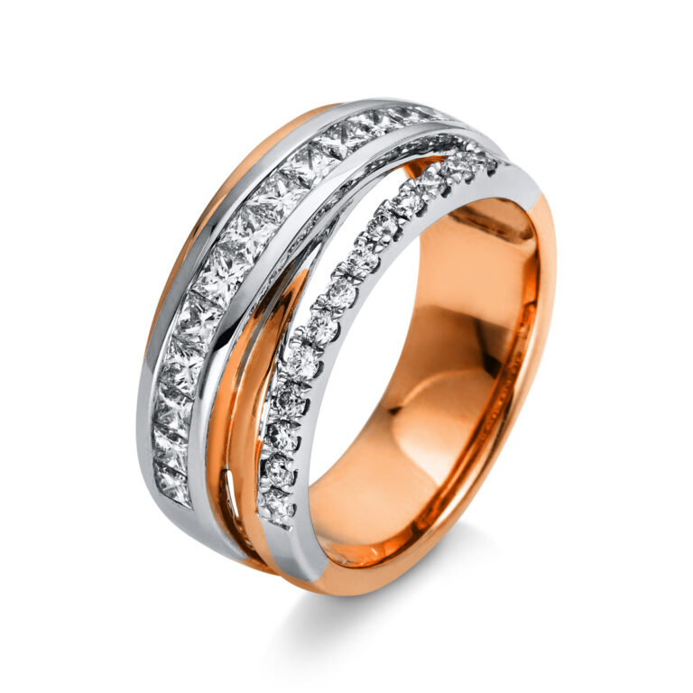 Ring 18 kt WG+RG