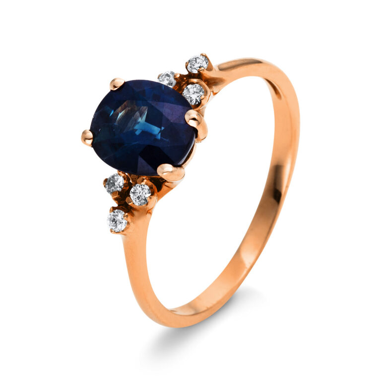Ring 4er-Krappe 18 kt RG