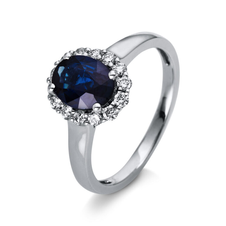 Ring 4er-Krappe 18 kt WG