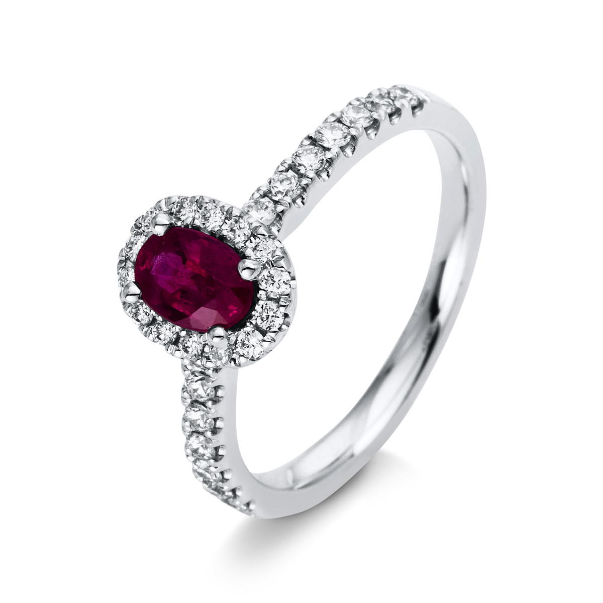 Ring 4er-Krappe 18 kt WG