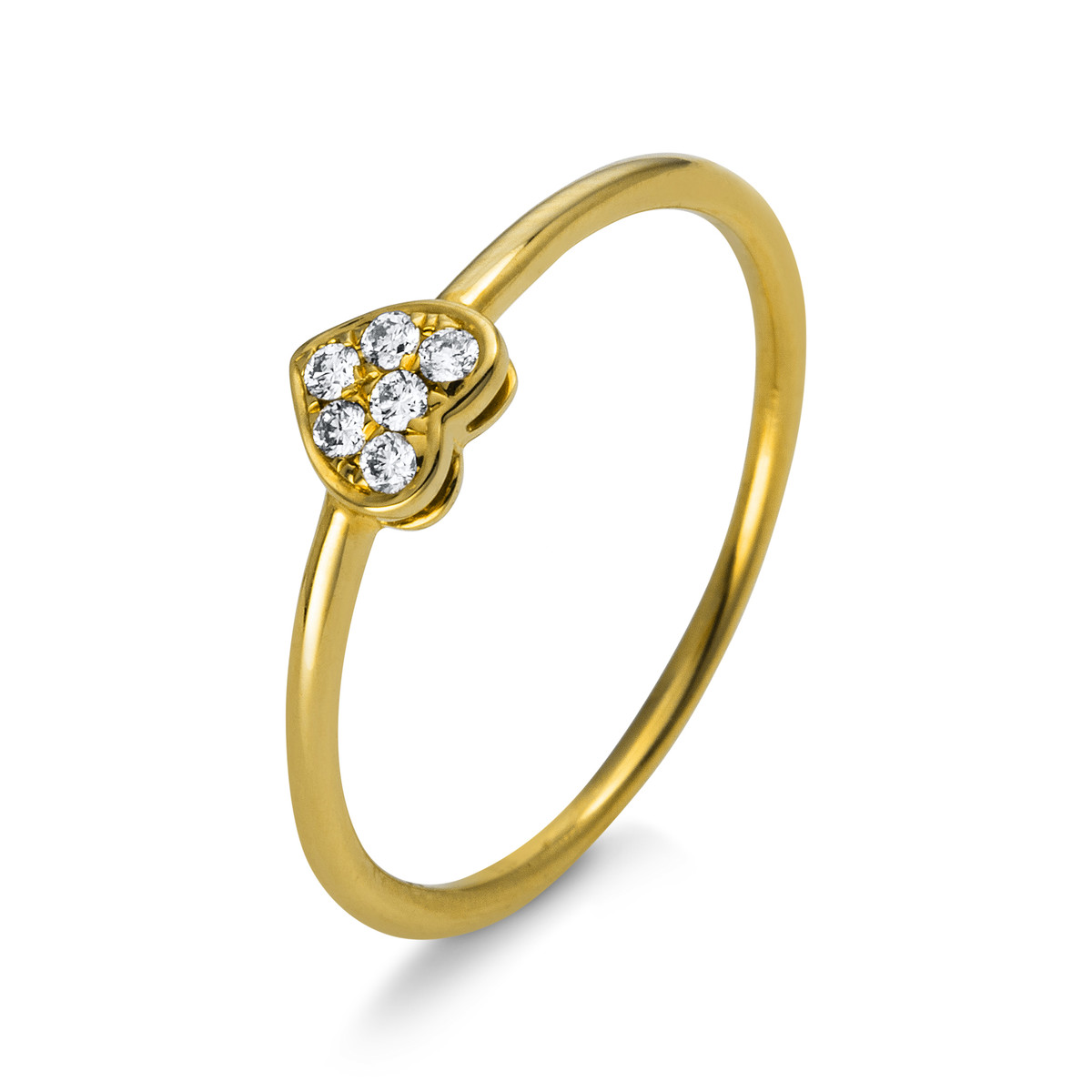 Ring 18 kt GG "Herz"