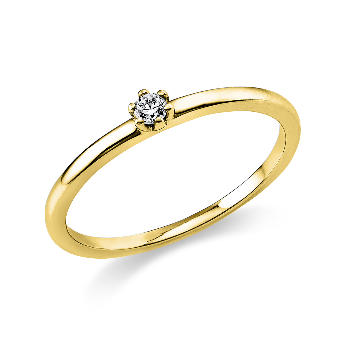 Ring 6er-Krappe 14 kt GG