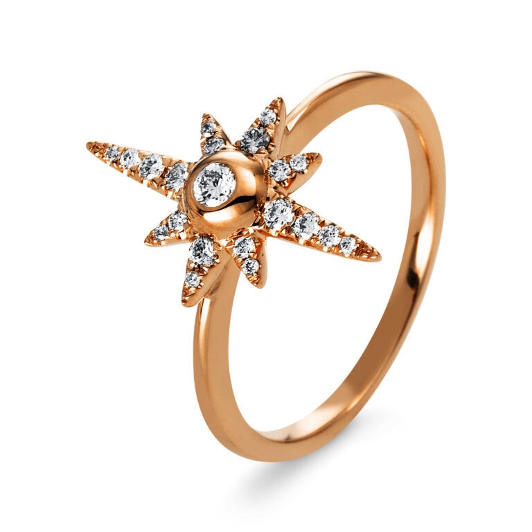 Ring 18 kt RG "Stern"