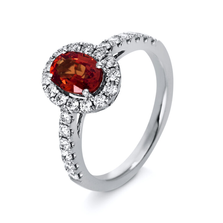 Ring 4er-Krappe 18 kt WG