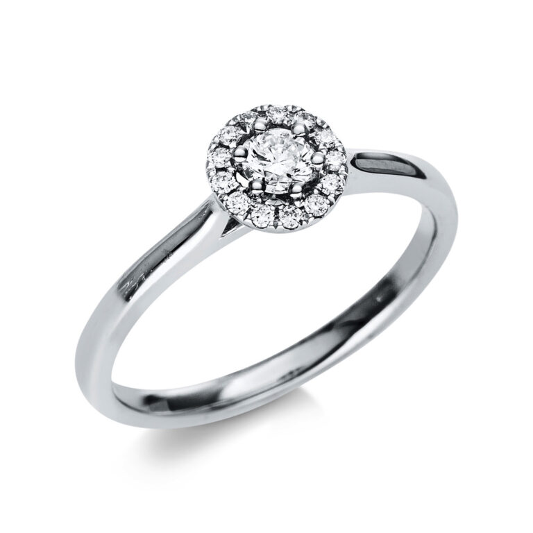 Ring 4er-Krappe 18 kt WG