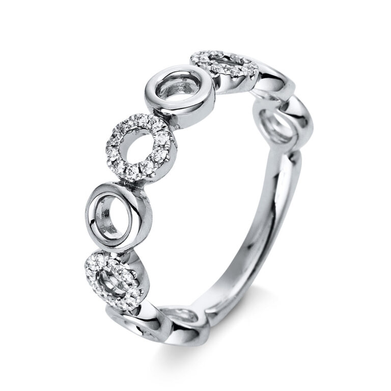 Ring 18 kt WG "Kreis"