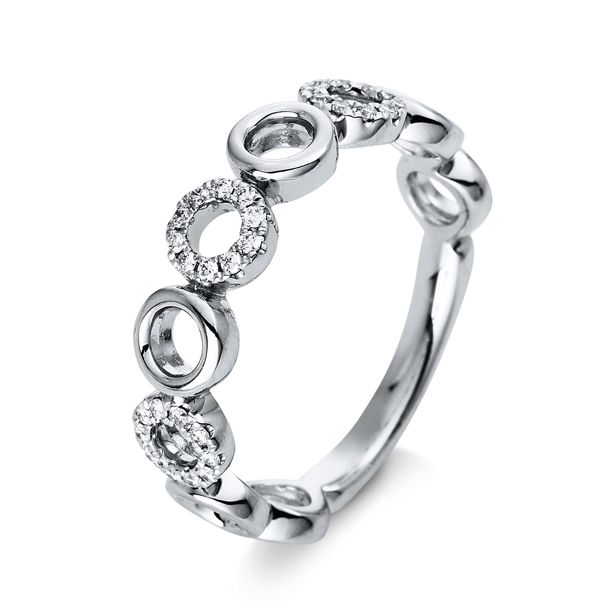 Ring 18 kt WG "Kreis"