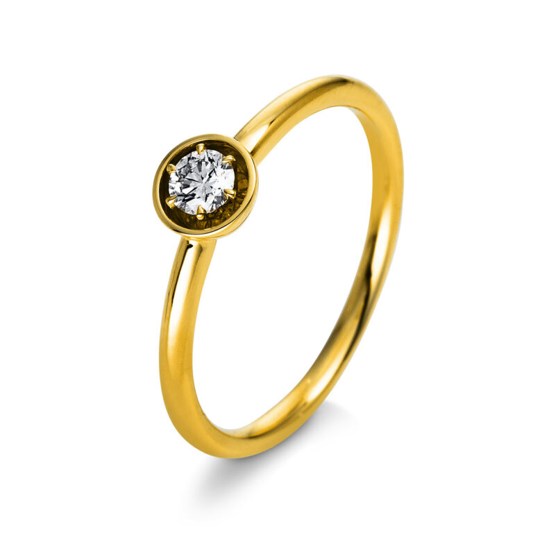 Ring 6er-Krappe 18 kt GG