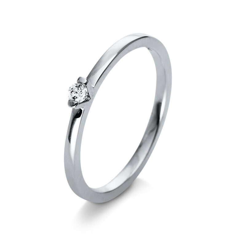 Ring 2er-Krappe 18 kt WG