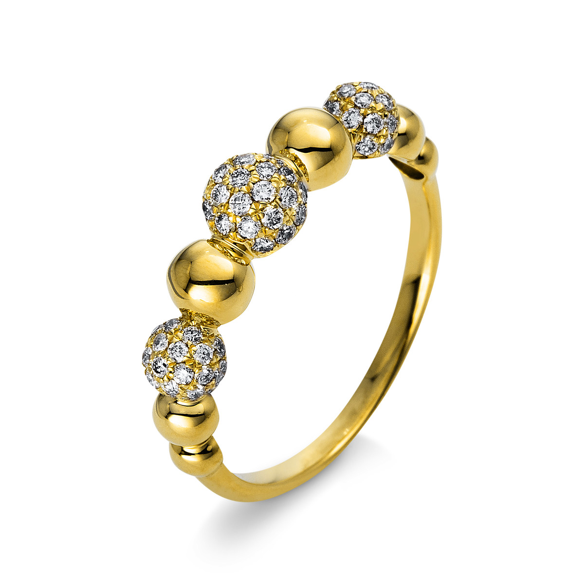 Ring 18 kt GG "Kugel"