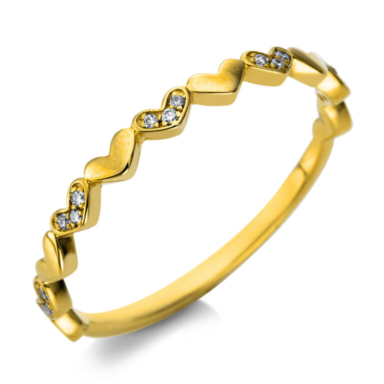 Ring 18 kt GG "Herzen"
