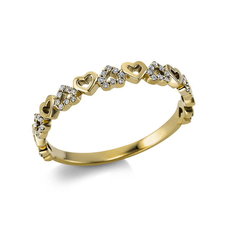Ring 18 kt GG "Herz"