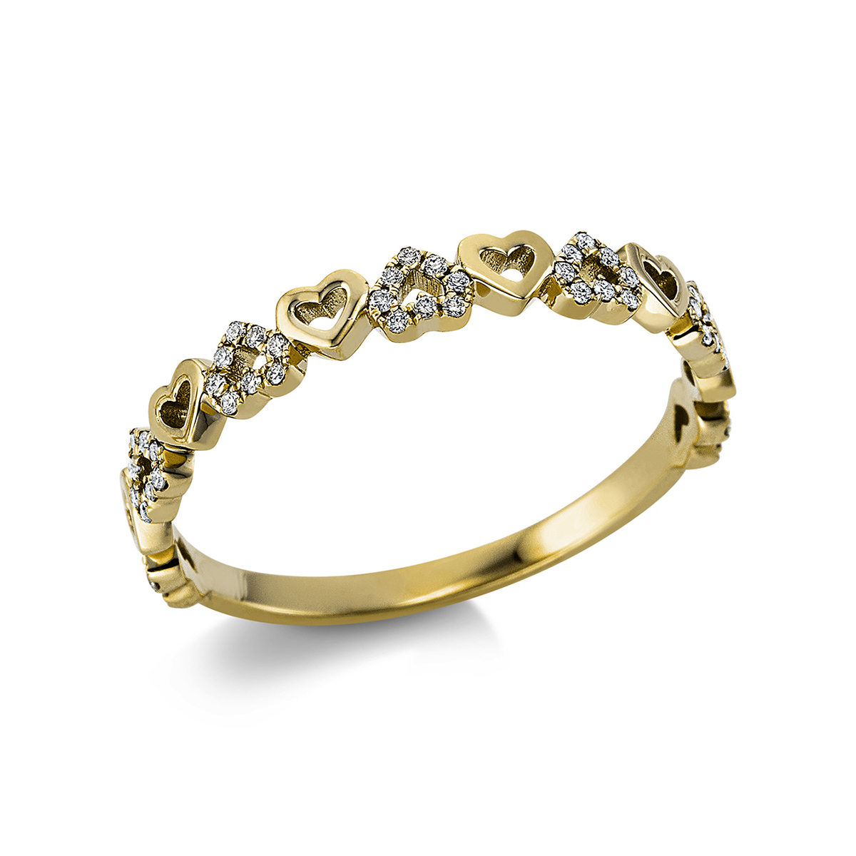 Ring 18 kt GG "Herz"