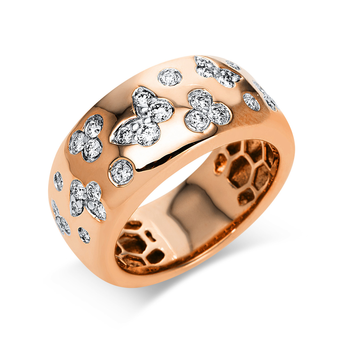 Ring 18 kt RG+WG