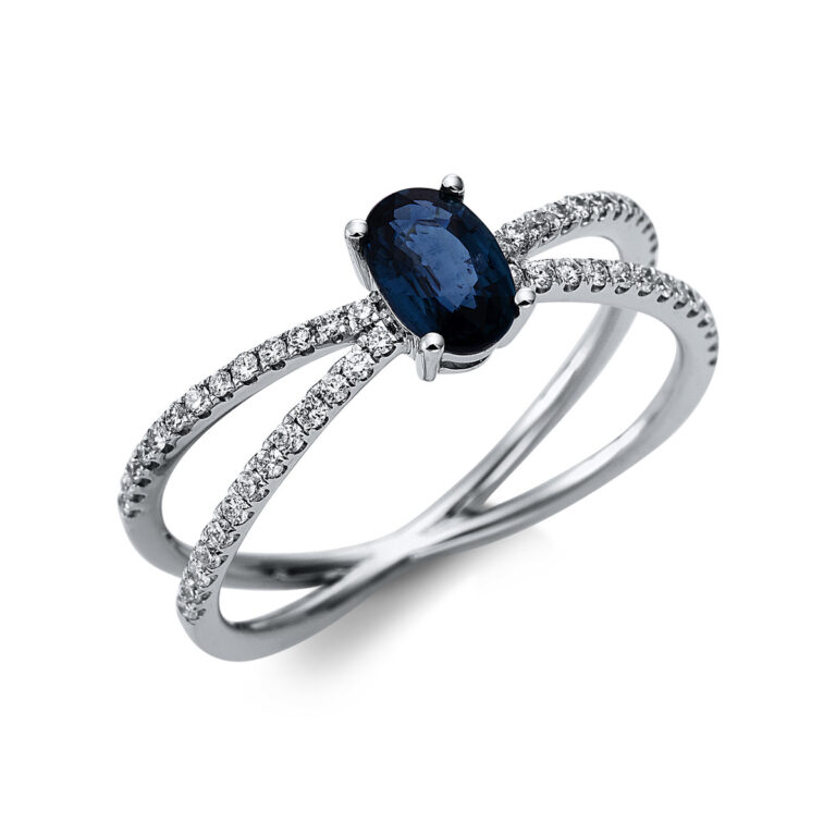 Ring 4er-Krappe 18 kt WG