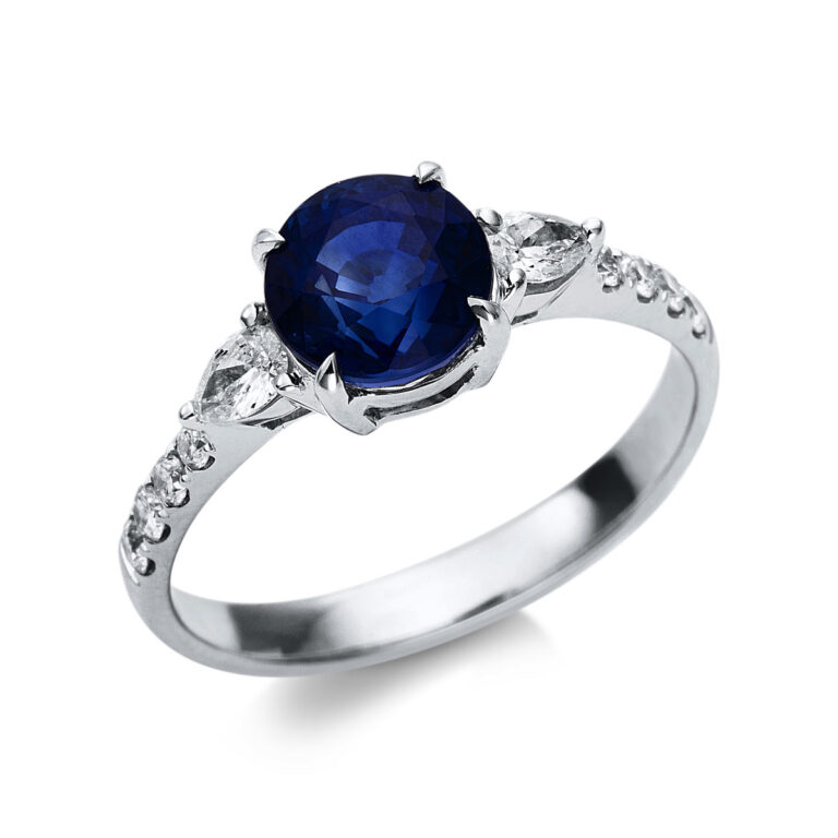 Ring 4er-Krappe 18 kt WG