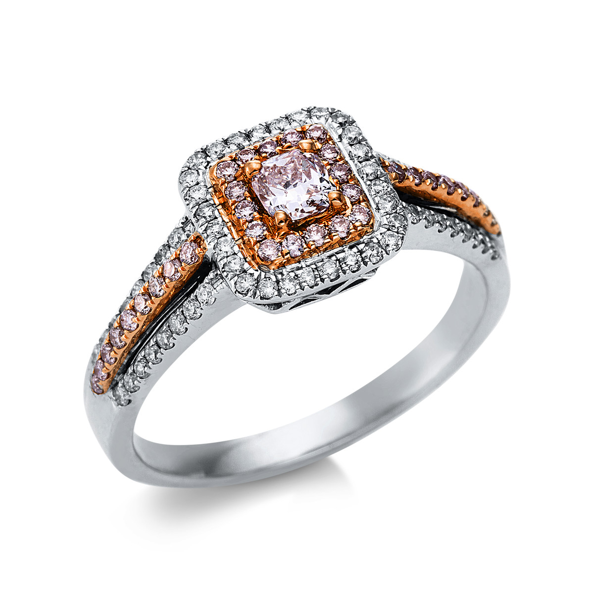 Ring 18 kt WG+RG