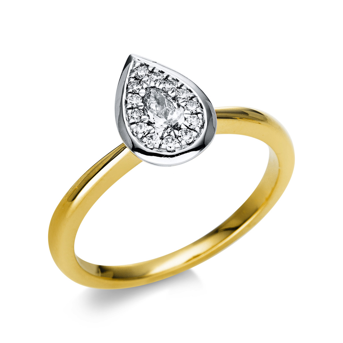 Ring 18 kt GG+WG