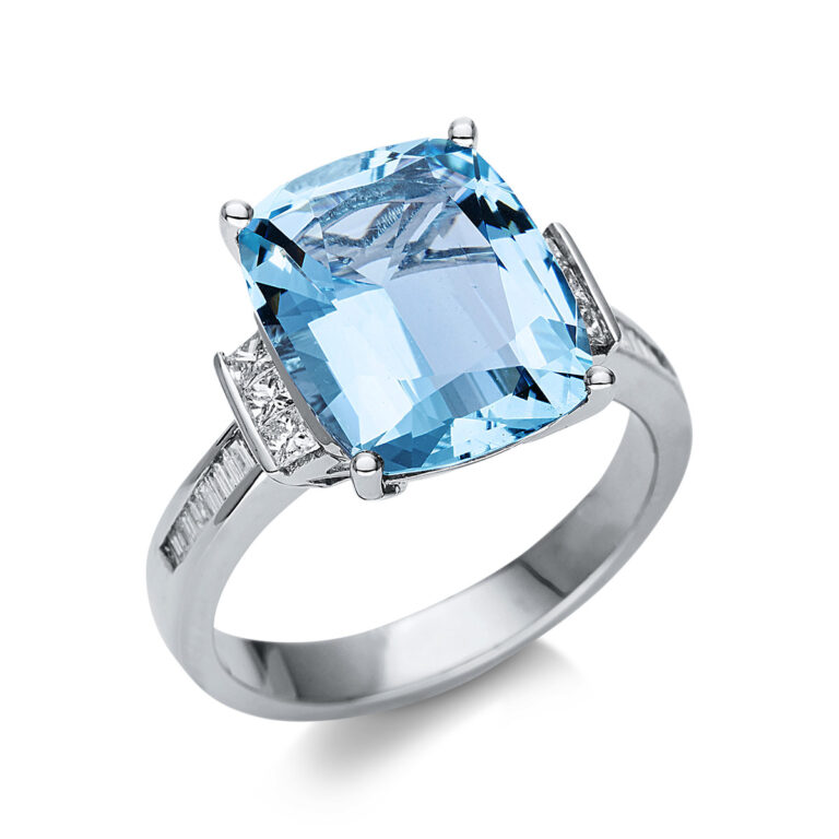 Ring 4er-Krappe 18 kt WG