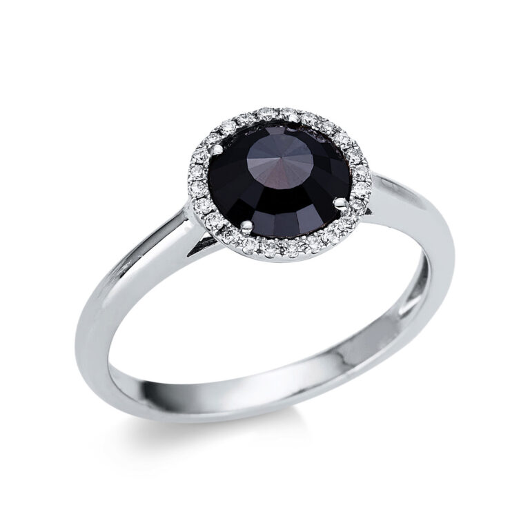 Ring 4er-Krappe 14 kt WG