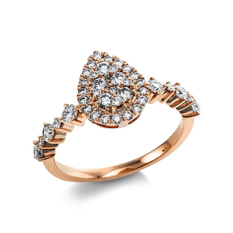 Ring 14 kt RG "Tropfen"