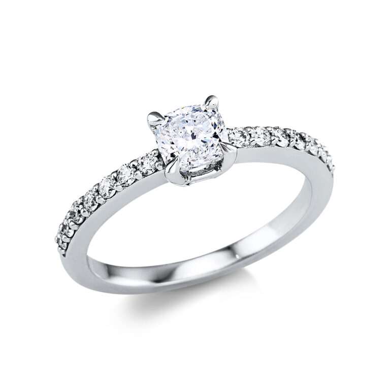 Ring 4er-Krappe 18 kt WG