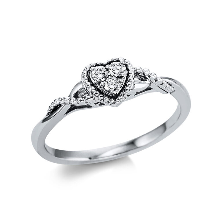 Ring 18 kt WG "Herz"