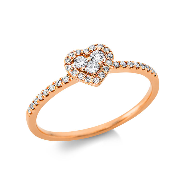 Ring 18 kt RG "Herz"