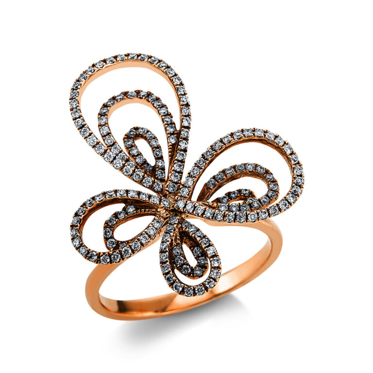 Ring 18 kt RG "Schmetterling"