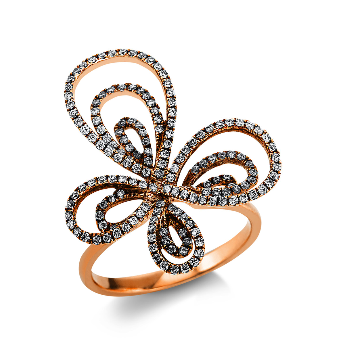 Ring 18 kt RG "Schmetterling"