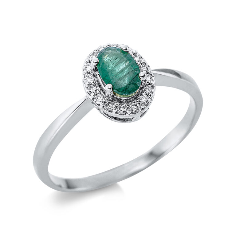 Ring 4er-Krappe 18 kt WG