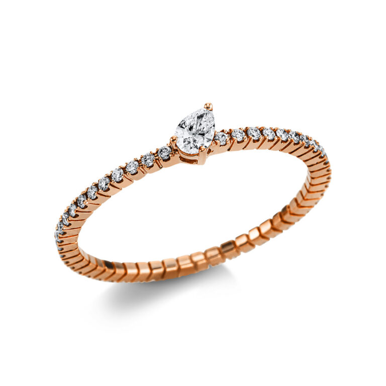 Ring 3er-Krappe 18 kt RG