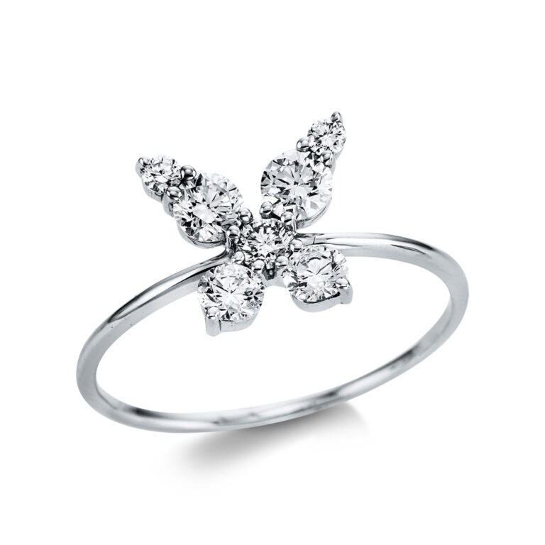 Ring 18 kt WG "Schmetterling"