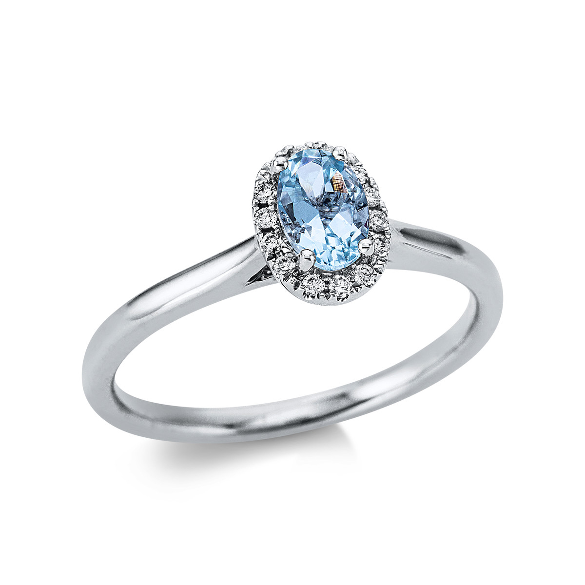 Ring 4er-Krappe 18 kt WG