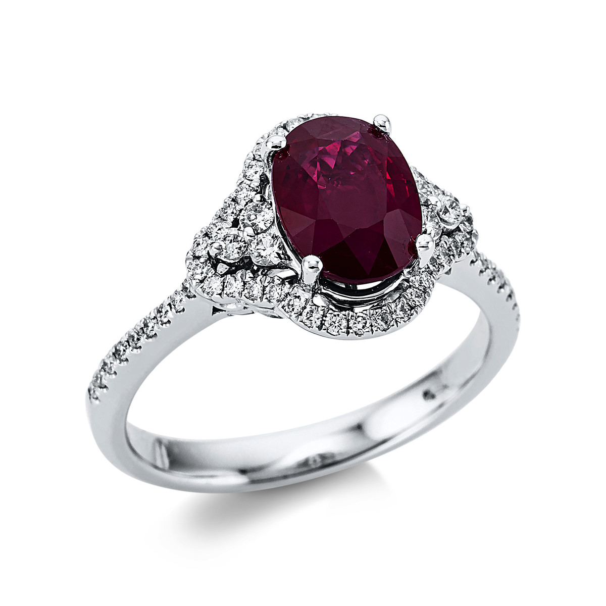 Ring 4er-Krappe 18 kt WG