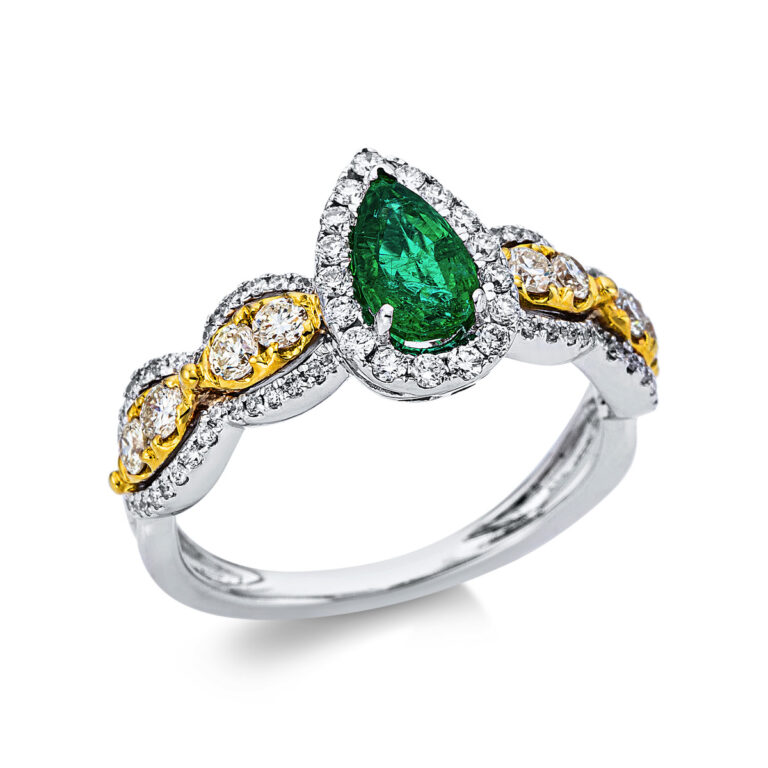 Ring 18 kt WG+GG