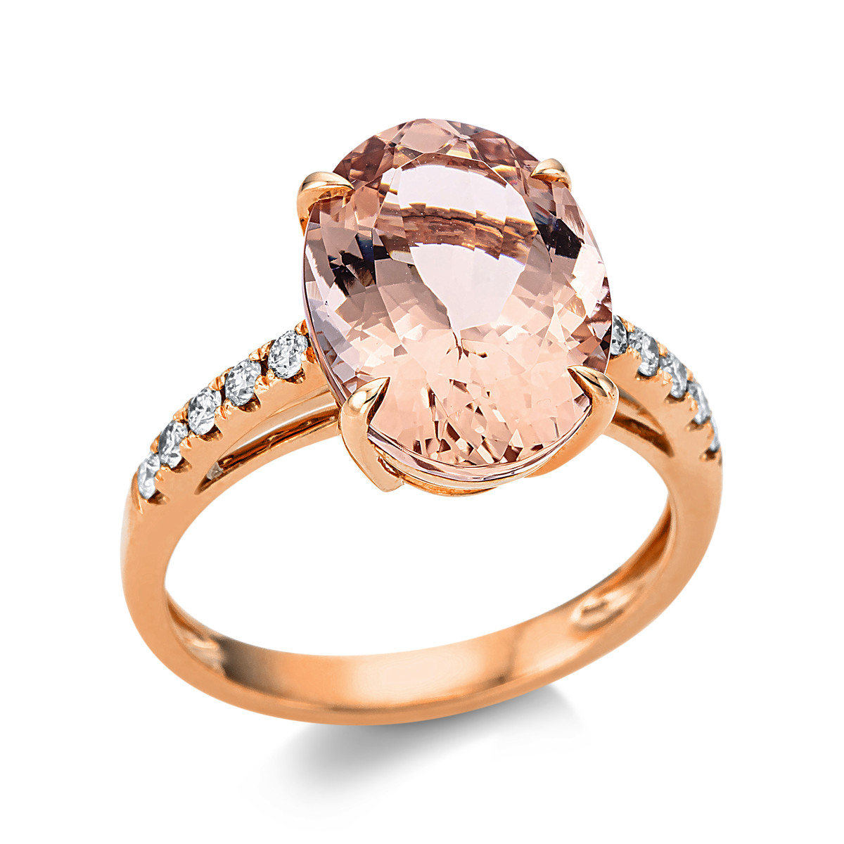 Ring 4er-Krappe 18 kt RG