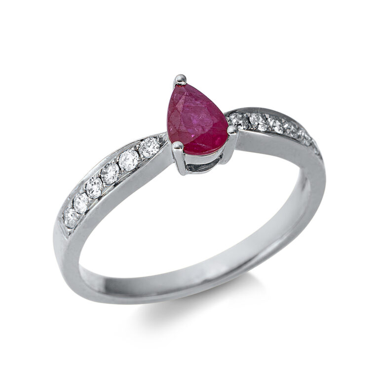 Ring 3er-Krappe 18 kt WG