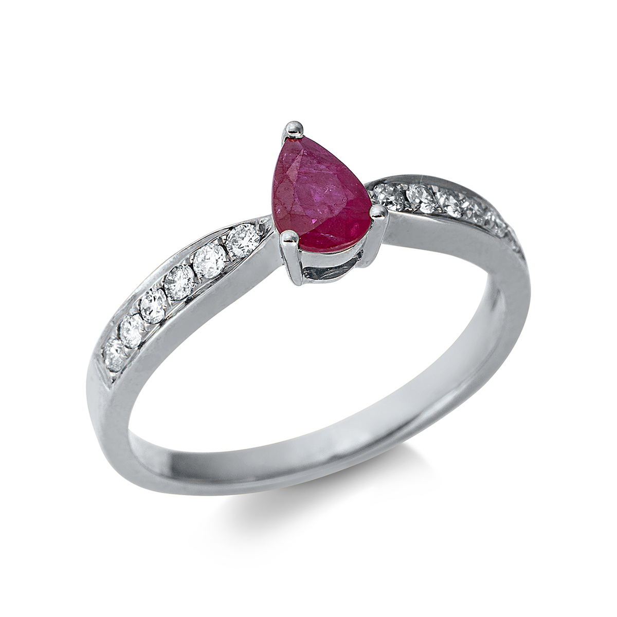 Ring 3er-Krappe 18 kt WG