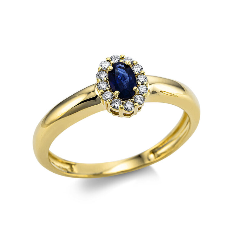 Ring 4er-Krappe 18 kt GG