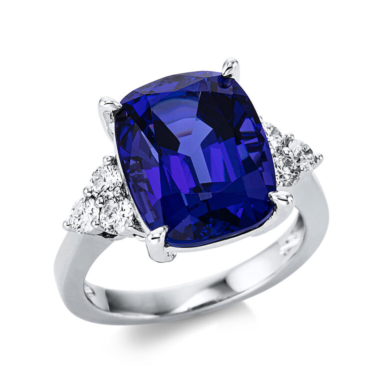 Ring 4er-Krappe 18 kt WG