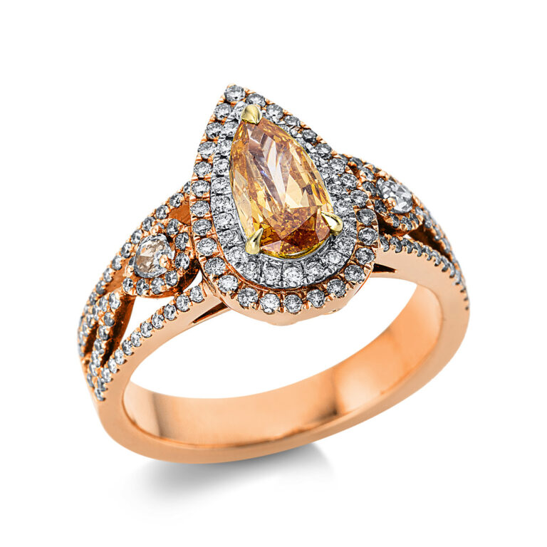 Ring 3er-Krappe 18 kt WG+GG+RG, GIA2155930336