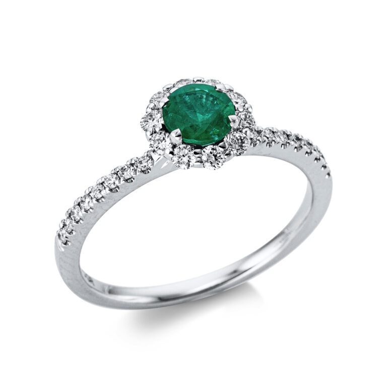Ring 4er-Krappe 18 kt WG