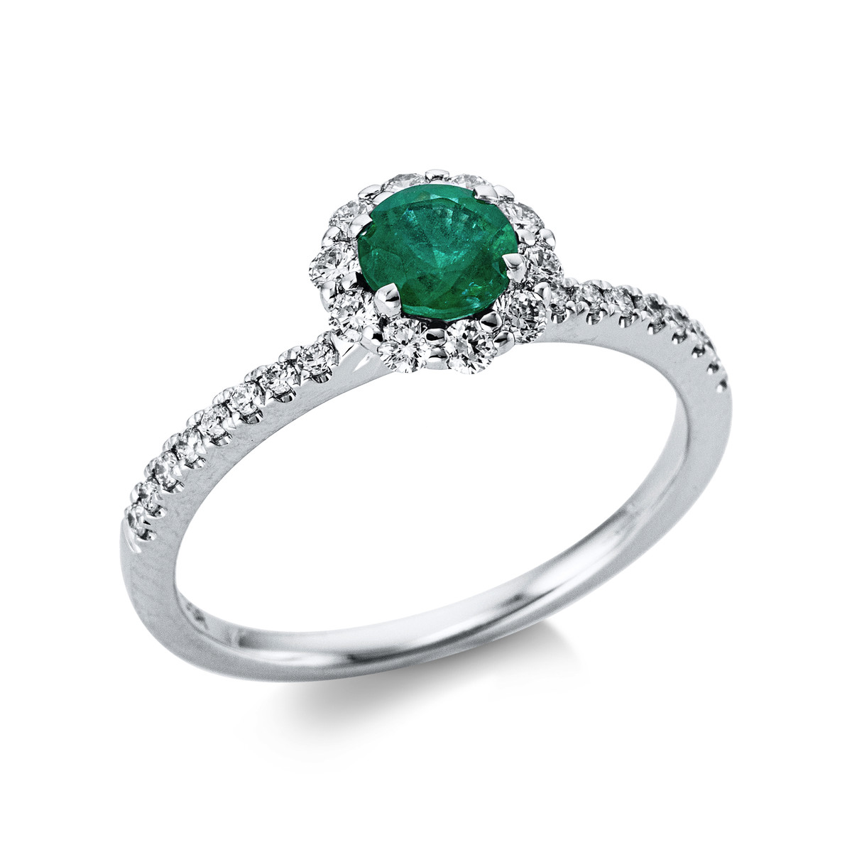 Ring 4er-Krappe 18 kt WG
