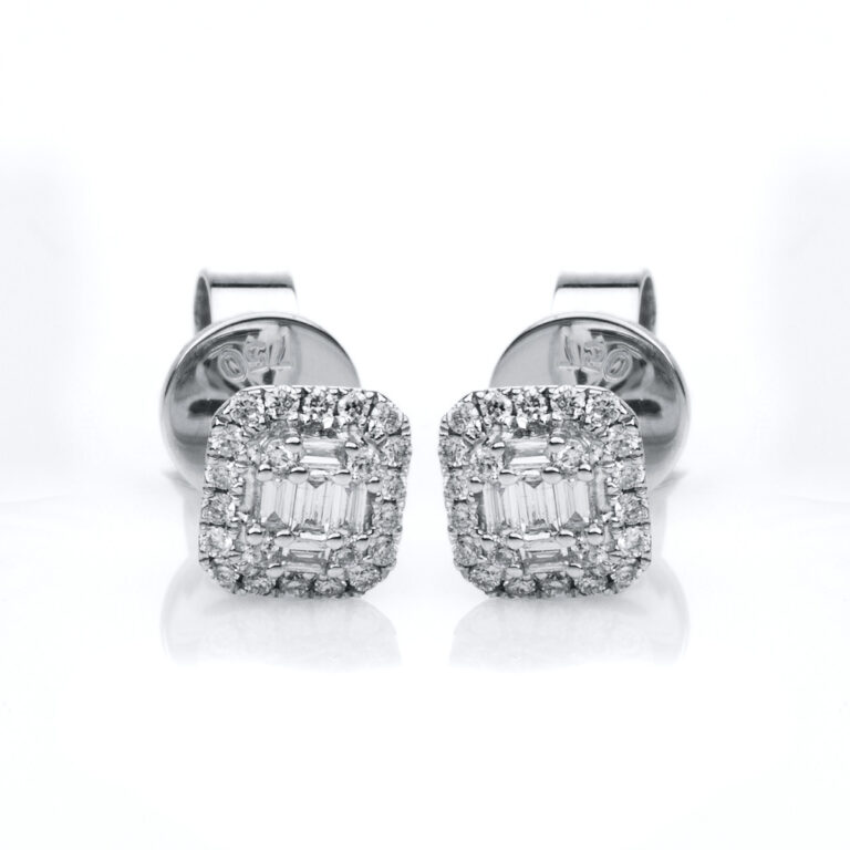 Ohrstecker 18 kt WG
