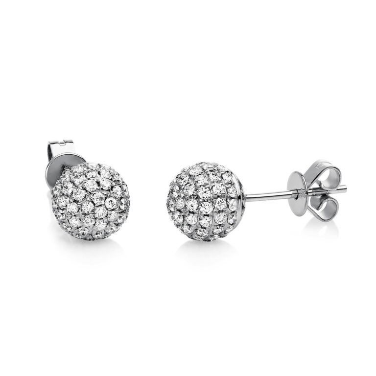 Ohrstecker 18 kt WG "Kugel"