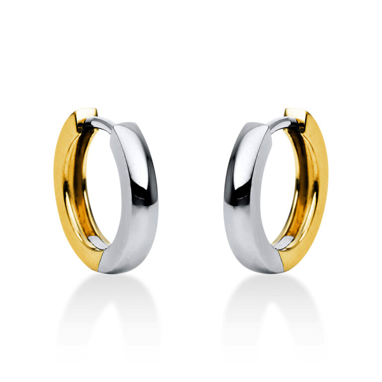Creolen 18 kt WG+GG