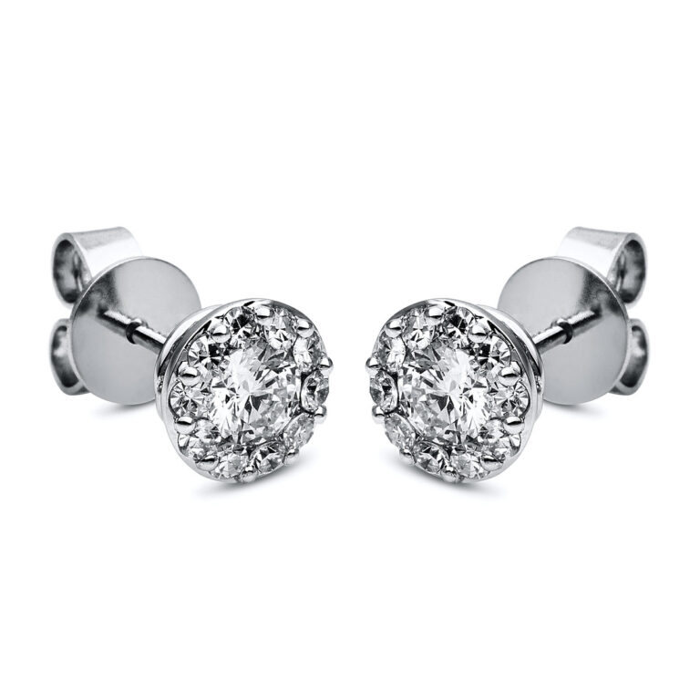 Ohrstecker 18 kt WG